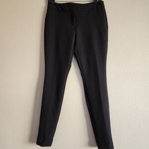 Worthington womens black slacks slim leg size 4